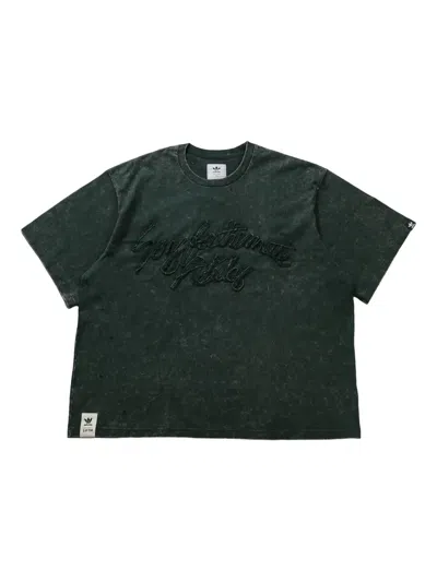 Adidas Originals Cotton T-shirt In Grün