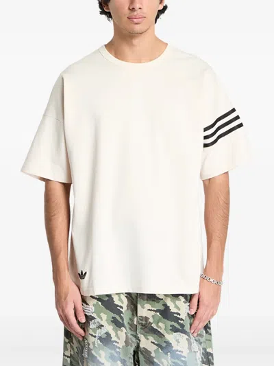 Adidas Originals Cotton T-shirt In White