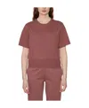 Adidas Originals Cotton T-shirt With Large Profile In Brown