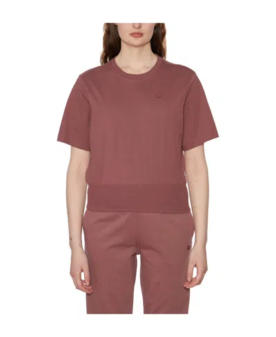 Adidas Originals Cotton T-shirt With Large Profile In Brown