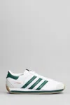Adidas Originals Japan Country Sneakers Low-top Rubber Stripes In White