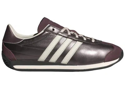 Pre-owned Adidas Originals Country Og Brown (women's) Sneakers In Off White/core Black In Multi