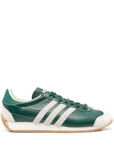 Adidas Originals Country Og W Leather Sneakers In Green