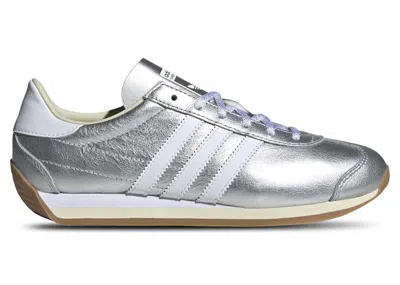 Pre-owned Adidas Originals Country Og (women's) Sneakers In Silver Metallic/footwear White/cream White