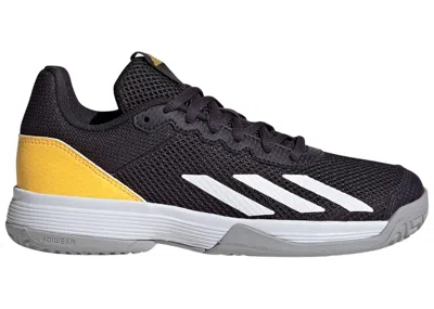 Pre-owned Adidas Originals Court Flash Sneakers In Aurora Black/cloud White/spark In Multi