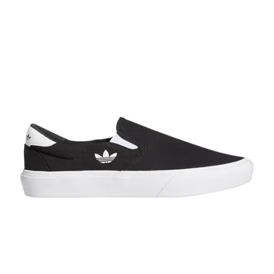 Pre-owned Adidas Originals Court Rallye Slip-on 'core Black'