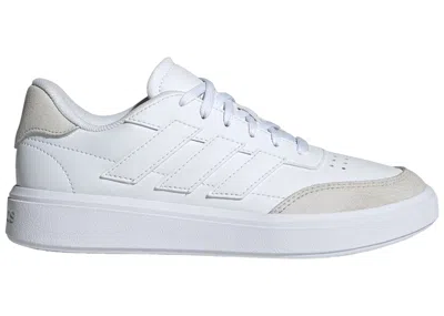 Pre-owned Adidas Originals Courtblock Sneakers In Cloud White