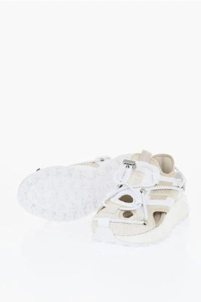 Adidas Originals Craig Green Suede And Fabric Retropy Sandals With Drawstring