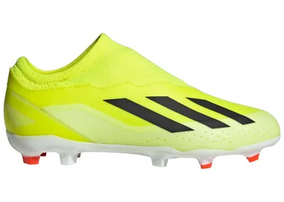 Pre-owned Adidas Originals Crazyfast League Laceless Fg Team Solar Yellow Sneakers In Team Solar Yellow 2/core Black/cloud Whit In Multi