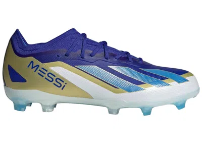 Pre-owned Adidas Originals Crazyfast Messi Elite Fg Sneakers In Lucid Blue/blue Burst/cloud White In Multi