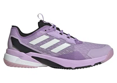 Pre-owned Adidas Originals Crazyflight 6 Indoor (women's) Sneakers In Powder Plum/zero Metalic/core Black