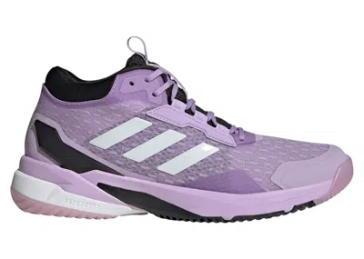 Pre-owned Adidas Originals Crazyflight 6 Mid Indoor (women's) Sneakers In Powder Plum/zero Metalic/core Black