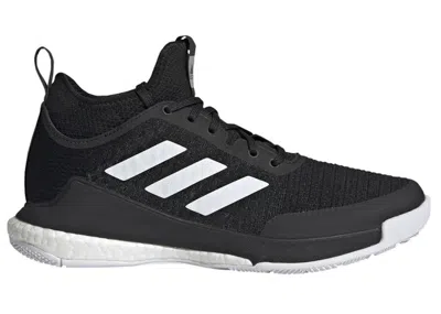 Pre-owned Adidas Originals Crazyflight Mid Black White (women's) Sneakers In Core Black/cloud White