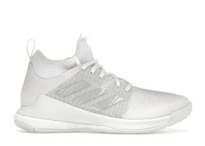 Pre-owned Adidas Originals Crazyflight Mid Grey (women's) Sneakers In Cloud White/silver Metallic/grey One