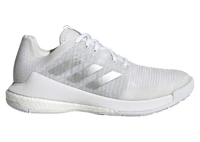 Pre-owned Adidas Originals Crazyflight Volleyball (women's) Sneakers In Cloud White/silver Metallic In Multi