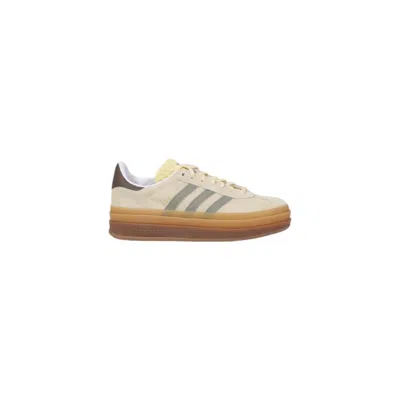 Adidas Originals Cream Suede Leather Sneaker In Neutral