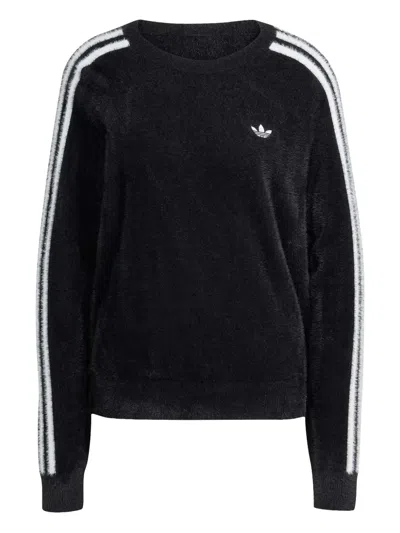 Adidas Originals Crew-neck Sweater In Black
