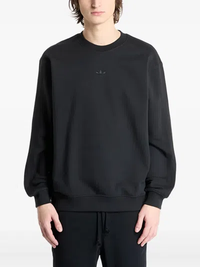 Adidas Originals Crew-neck Sweatshirt In Black