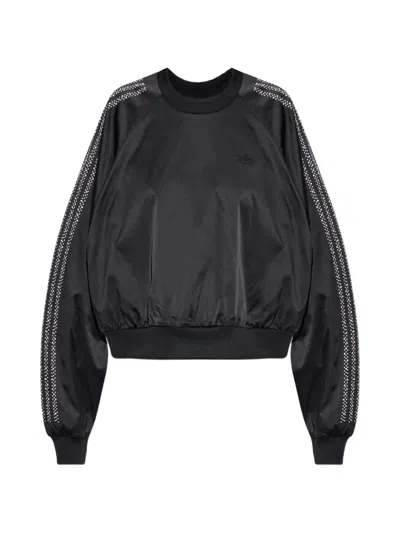 Adidas Originals Crew-neck Sweatshirt In Black