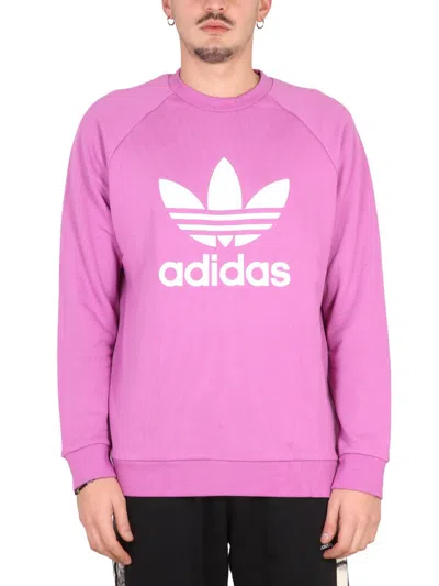 Adidas Originals Crewneck Sweatshirt In Pink