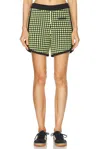 Adidas Originals Wales Bonner Straight-leg Recycled Crochet-knit Shorts In Semi Frozen Yellow & Night Brown