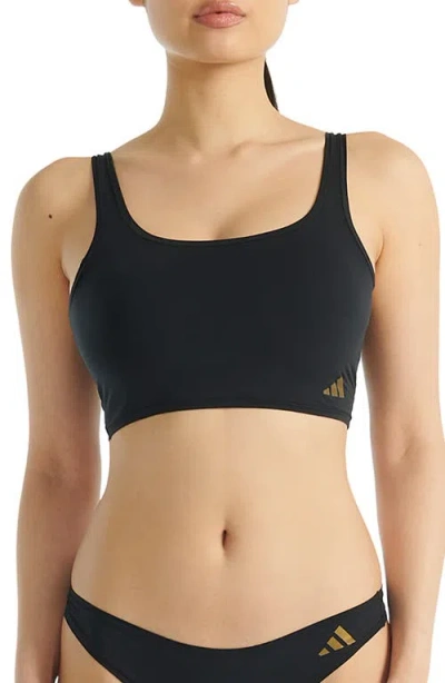 Adidas Originals Crop Tank Top In Black