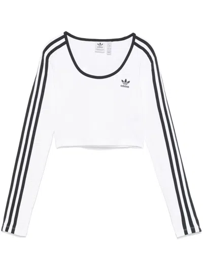 Adidas Originals Own The Run Long Sleeve T-shirt In White