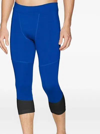 Adidas Originals Cropped Leggings In Blue