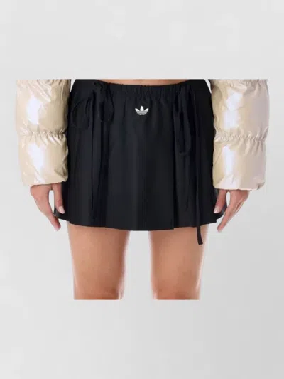 Adidas Originals Cropped Puffer Jacket Detachable Sleeve Design In Black
