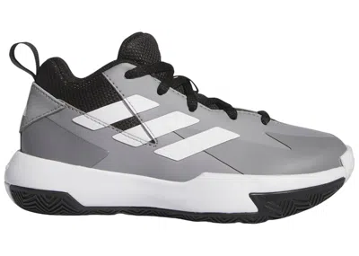Pre-owned Adidas Originals Cross Em Up Select Mid Grey Sneakers In Grey Three/cloud White/core Black