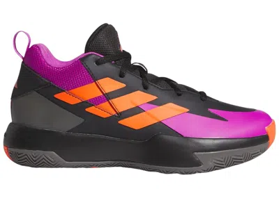 Pre-owned Adidas Originals Cross 'em Up Select Sneakers In Core Black/purple Burst/impact Orange