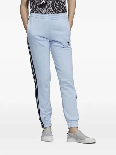 Adidas Originals Cuffed-hem Track Pants In Blue