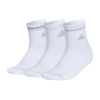 Adidas Originals Cushion Sport Womens Multi-pack 3 Pair Quarter Ankle Socks In White