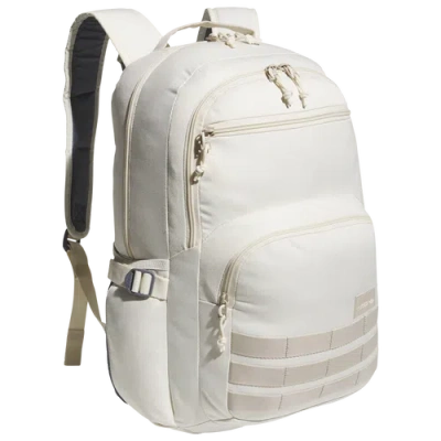 Adidas Originals Daily Backpack In White/beige/grey