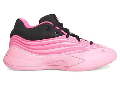 Pre-owned Adidas Originals Dame 10 Sneakers In Beam Pink/core Black/lucid Pink