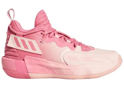 Pre-owned Adidas Originals Dame 7 Dame Dolla (kids) Sneakers In Rose Tone/icey Pink/cloud White