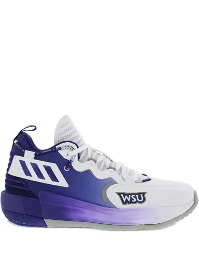 Adidas Originals Dame 7 Extply "weber State University" Sneakers In Purple