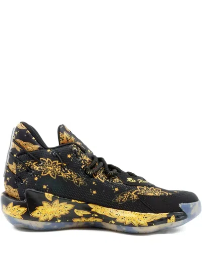 Adidas Originals Dame 7 Floral Sneakers In Black