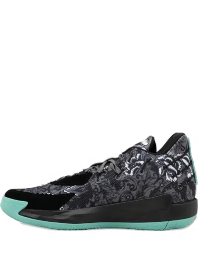 Adidas Originals Dame 7 Gca "core Black/grey Four/acid Mint" Sneakers