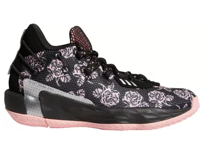 Pre-owned Adidas Originals Dame 7 Rose City Allstar Game Sneakers In Core Black/glow Pink/silver Metallic In Multi