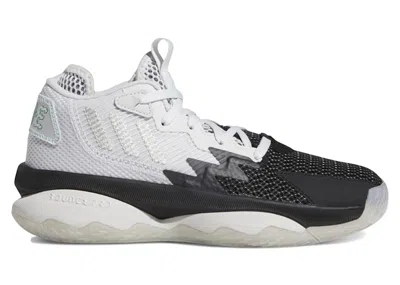 Pre-owned Adidas Originals Dame 8 Sneakers In Dash Grey/grey One/clear Mint In Multi