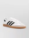 Adidas Originals Adidas Men's White Core Black Gold Me Sambae Suede And Leather Low-top Trainers In White