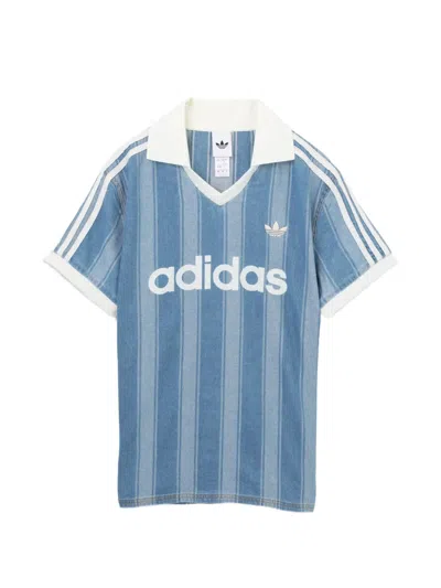 Adidas Originals Denim Jersey T-shirt In Blue