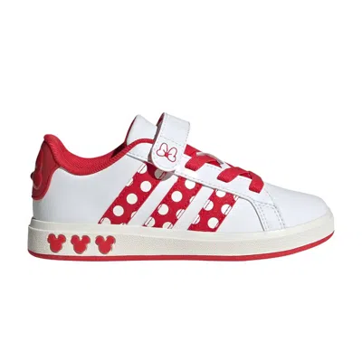 Pre-owned Adidas Originals Disney X Adidas Grand Court Little Kid 'minnie Mouse' | White | Kid's Size 1