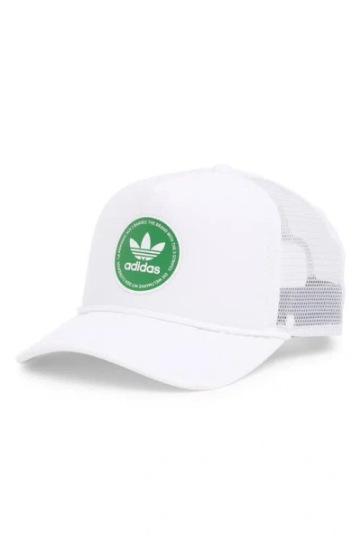 Adidas Originals Dispatch 2.0 Trucker Hat In White