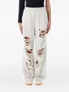 Adidas Originals Distressed-detail Track Pants In Gray