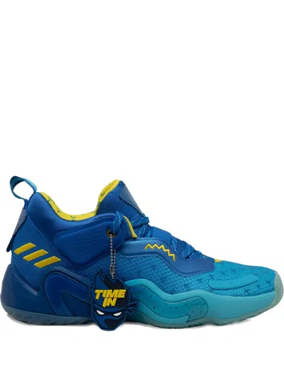 Adidas Originals D.o.n. Issue #3 "ninja Time In Blue" Sneakers