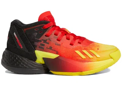 Pre-owned Adidas Originals D.o.n. Issue #4 Dash Sneakers In Red/core Black In Multi