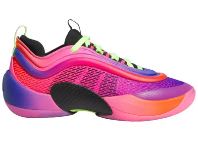 Pre-owned Adidas Originals D.o.n Issue #6 Camp Sneakers In Impact Orange/lucid Blue/lucid Pink