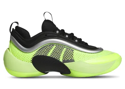 Pre-owned Adidas Originals D.o.n. Issue #6 Outer Limits (kids) Sneakers In Lucid Lemon/core Black/silver Metallic